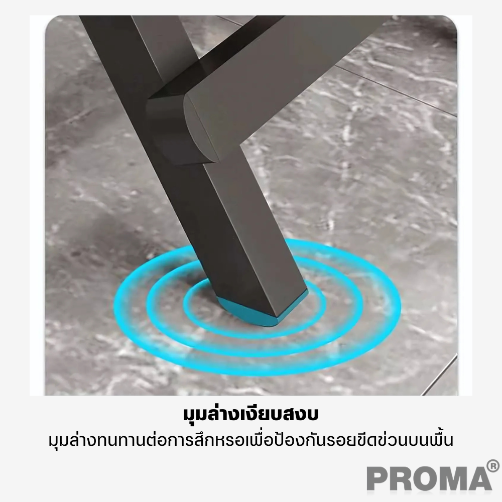 [Pre-order] โต๊ะอเนกประสงค์ PROMA-DTB-55-06 80 ซม. สีดำ_2